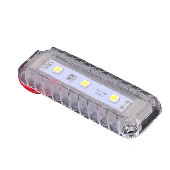 

12V LED Storage Room Dome Light Plastic White Reading Lamp for Marine Yacht Boat Motor Home Accessories