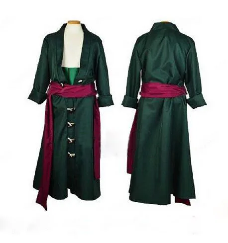 

Zoro Anime One Piece Roronoa Zoro Cosplay Costumes Men/women cosplay dress