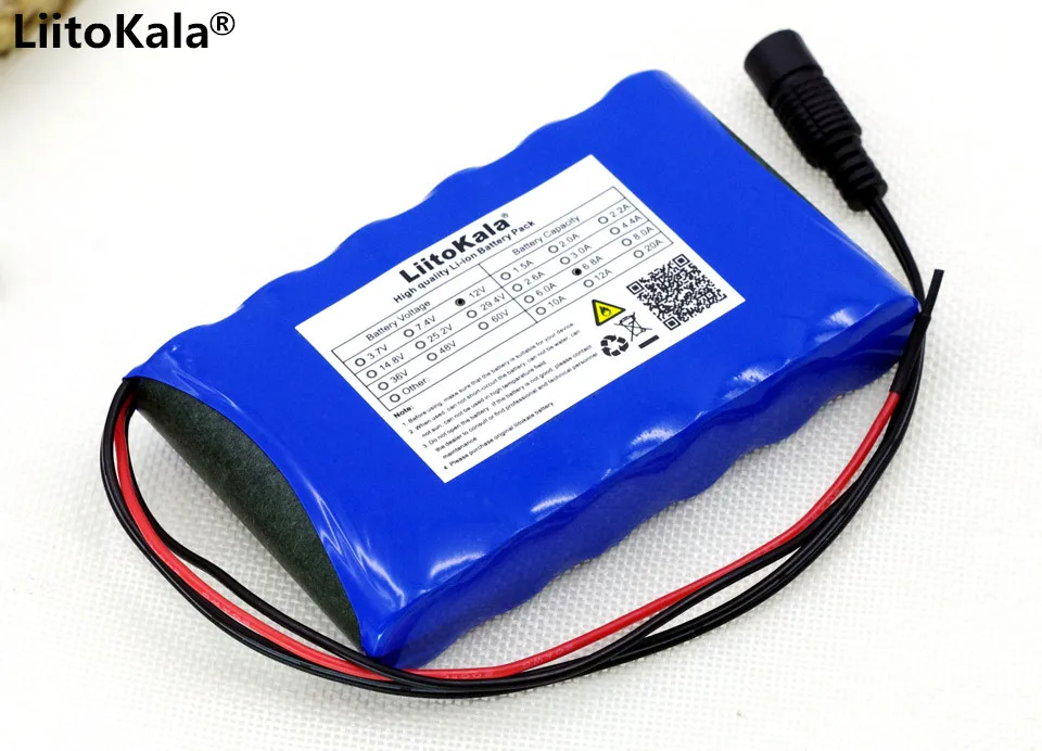 Liitokala 12V 6.8Ah 6800mAh 18650 перезаряжаемый 12V аккумулятор+ PCB литиевая батарея Защитная Прокладка