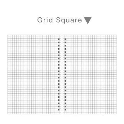 2019 muji style a5 b5 dotted grid blank spiral notebook paper note