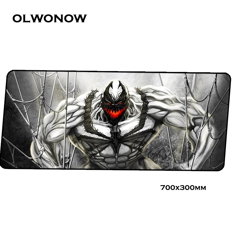 Venom mouse pad HD pattern 70x30cm pad to mouse Popular computer mousepad gaming mousepad gamer to laptop Adorable mouse mat - Цвет: Size 700x300x2mm