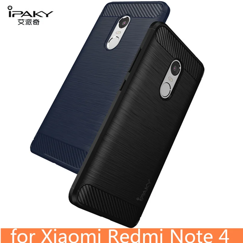 Чехол для Xiaomi Redmi Note 4 оригинальный IPAKY силиконовый гибридный защитный чехол из
