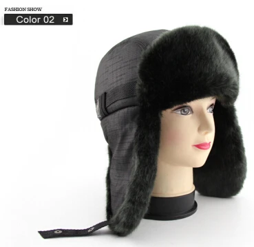 BFDADI зимняя теплая шапка-ушанка, новинка, мужские шапки-бомберы, модные спортивные уличные шапки-ушанки для мужчин - Цвет: 02