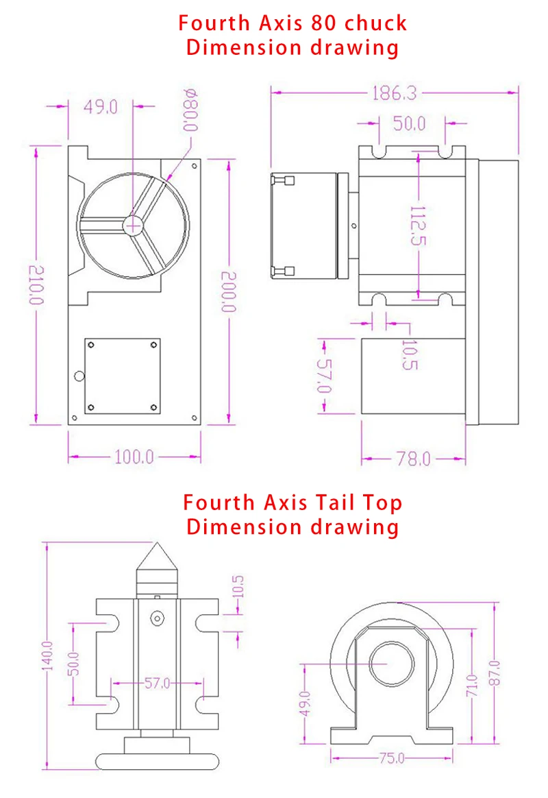 Pillar Type CNC 3040 Frame (5)