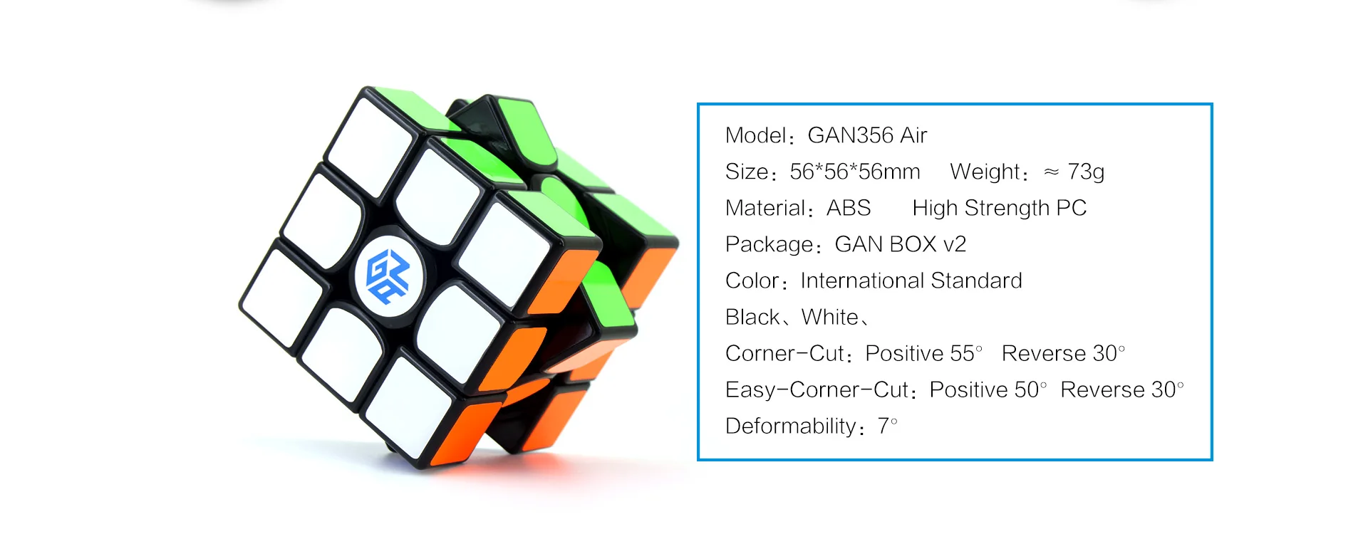 GAN 356 Air 3x3x3 Gans 356 Air sticker standard Gan356 головоломка магический скоростной куб Gans Cubo Advance Version игрушки для детей