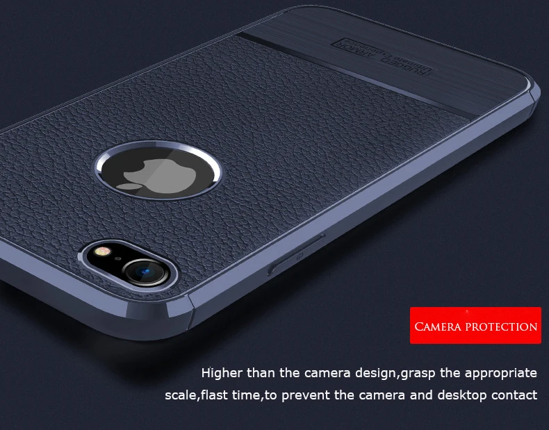 Dizha для iphone 7 Чехол углеродное волокно мягкий силиконовый чехол для iphone 7 plus 4," и 5,5" чехлы для телефонов