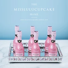 Поднос для фруктов, торт квадратный серебряный ящик для хранения косметики стол десерт Свадебные украшения