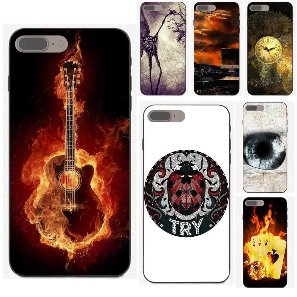 Для Apple iPhone 4 4S 5 5S SE 6 6S 7 8 Plus X XS Max XR сумки из ТПУ чехлы для глаз 3d научная