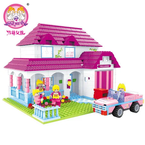 

Educational Block toy Building Block Set compatible with 3D Enlighten Construction Brick Toys Royal Kurumba Residence