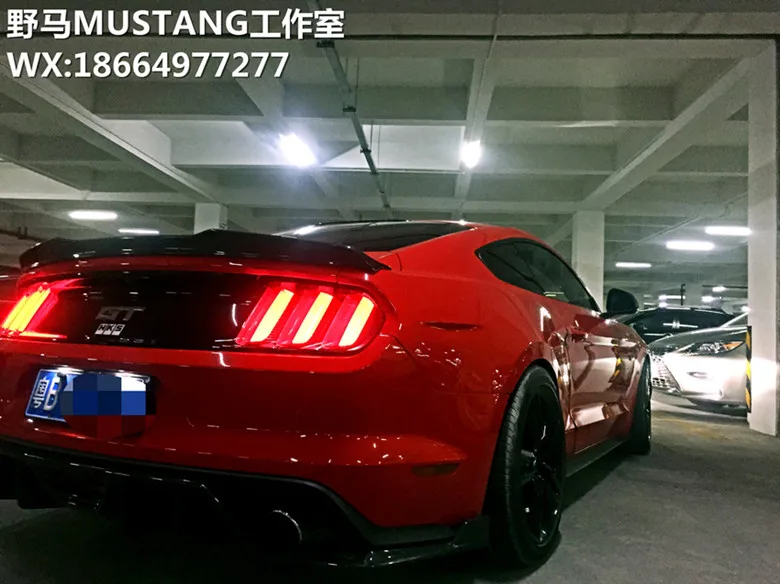 

Fit for FORD MUSTANG Suforce modified carbon fiber rear wing rear spoiler wing