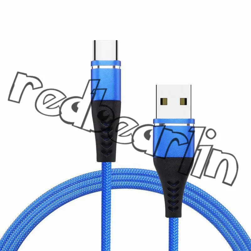 1 m 2 m 3M USB кабель 6ft 10ft сплав текстильный нейлоновый кабель для зарядки передачи данных для Samsung Galaxy S6 S7 S9 S10 Htc