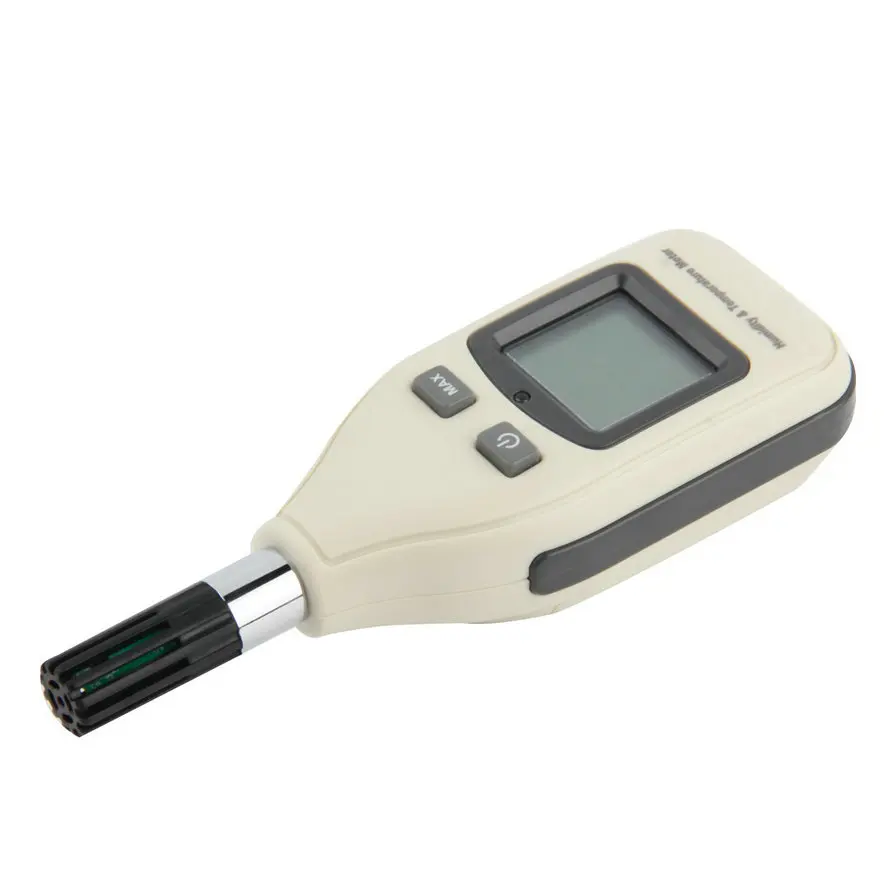 

humidity temperature meter Digital LCD display thermo-hygrometer w /LCD Backlilght & Data Hold