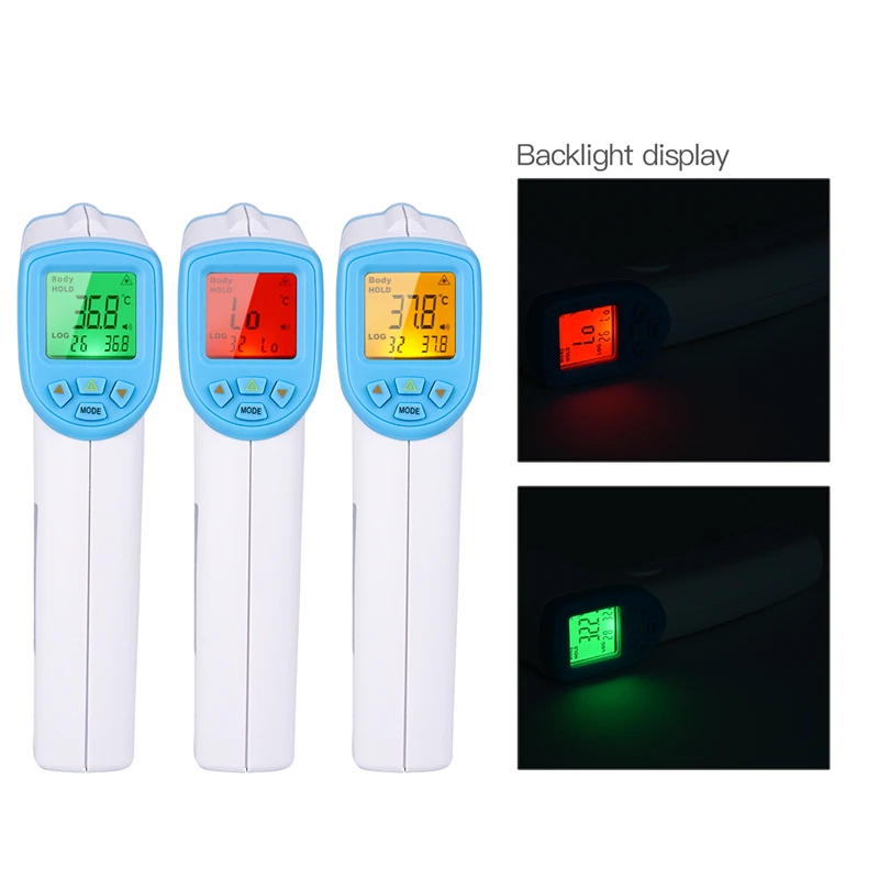 Ручной термометр инфракрасный для тела, медицинский для детей, для взрослых, для здоровья, цифровой дисплей, портативный, высокая температура тела, уход 37