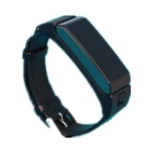 K2 Bluetooth наушники браслет шагомер сигнализации ответ на вызов отслеживание сна 0.86 дюймов OLED Экран кожи или кремнезема пояса