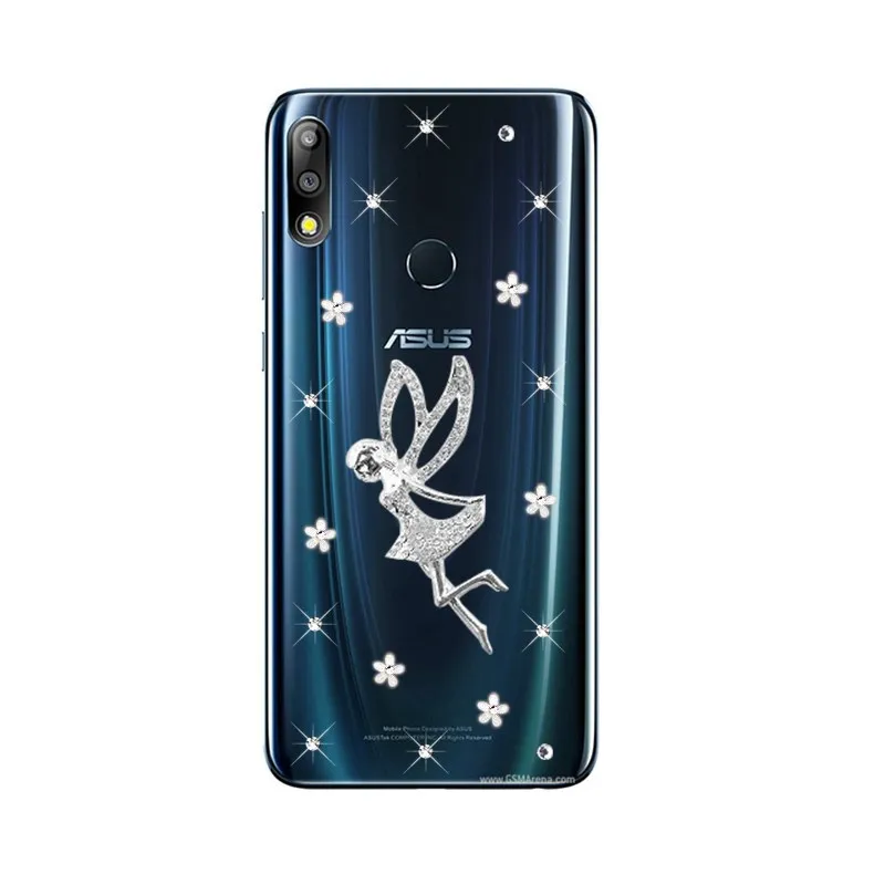 

Fashion angel clear Cover bumper For ASUS Zenfone Max Pro (M2) ZB631KL ZB633KL M1 ZB556KL ZB555KL 5Z ZS620KL ZE620KL Phone Case