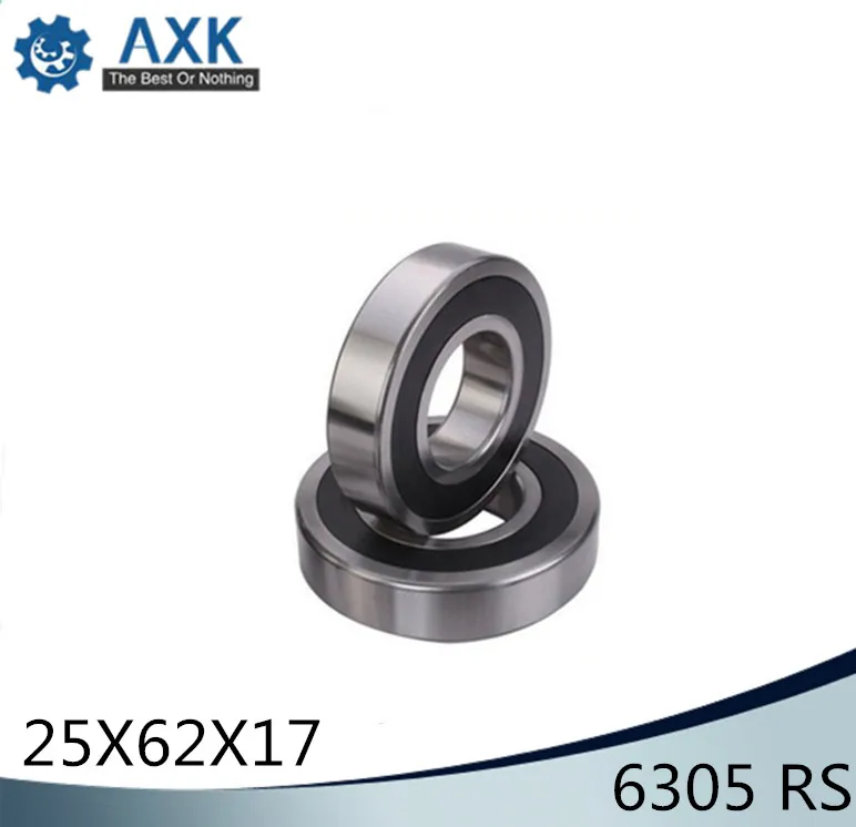 

6305RS Bearing ABEC-3 (1 PCS) 25*62*17 mm Deep Groove 6305-2RS Ball Bearings 6305RZ 180305 RZ RS 6305 2RS EMQ Quality