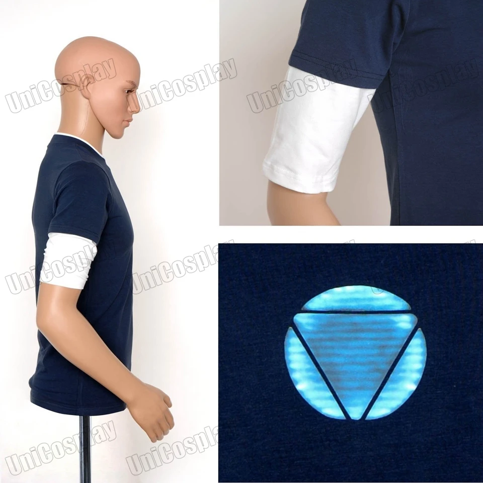 China Iron Man 3 Tony Stark Shirt Navy 