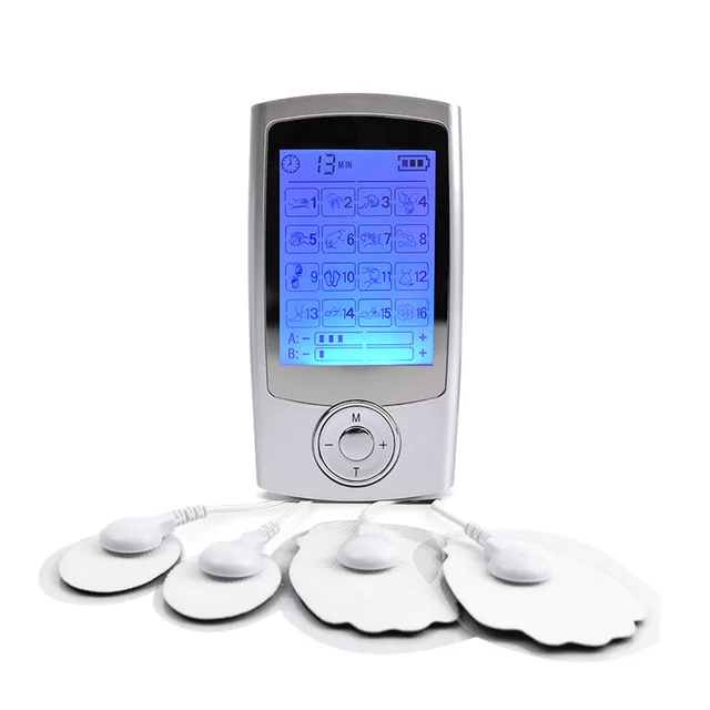 TENS UNIT/двухканальный выход TENS EMS боли/Электрический нервный стимулятор мышц/Цифровая терапия массажер/физиотерапия