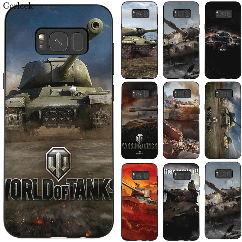 Gerleek силиконовый чехол для мобильного телефона World Of Tanks Samsung Galaxy A3 A5 A6 A7 A8 A9 A10 A20 A30