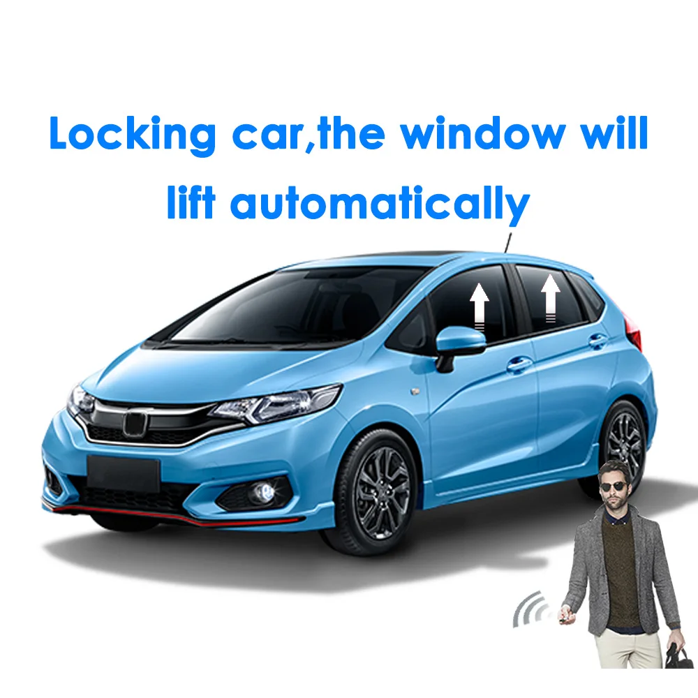 CHSKY Авто мощность окно Roll up окно ближе подходит для Honda Fit Jazz автомобиля сигнализации системы удаленно закрыть окно ближе атлет