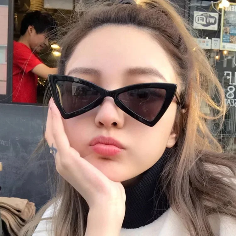 Женские солнцезащитные очки кошачий глаз Beautifu The trianglelelsunglasses привлекательные в