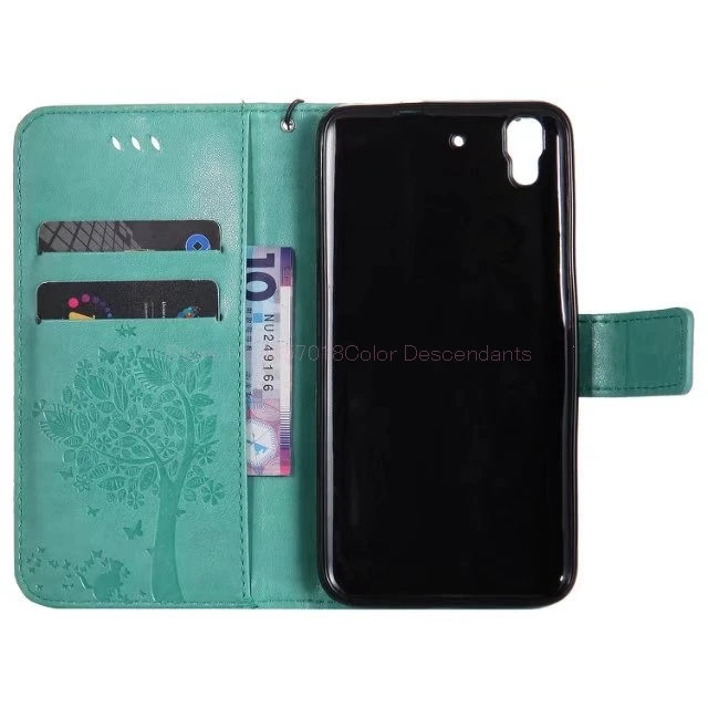 Flip Wallet Stand Leather Phone Cover for Huawei Y6 Honor 4A 4 A SCL-L01 SCL-L21 SCL-U31 Case for Huawei Y 6 SCL L01 L21 SCL-L04 silicone case for huawei phone