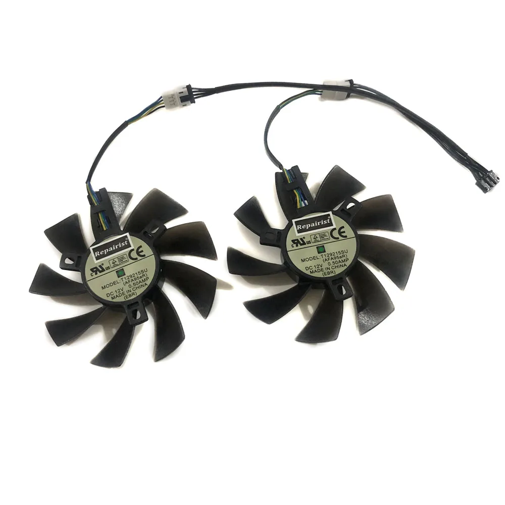 Вентилятор видеокарты 2 шт./компл. RX 580 AORUS VGA GPU 4pin 85 мм для кулера GIGABYTE RX580 GAMING 4G/8G