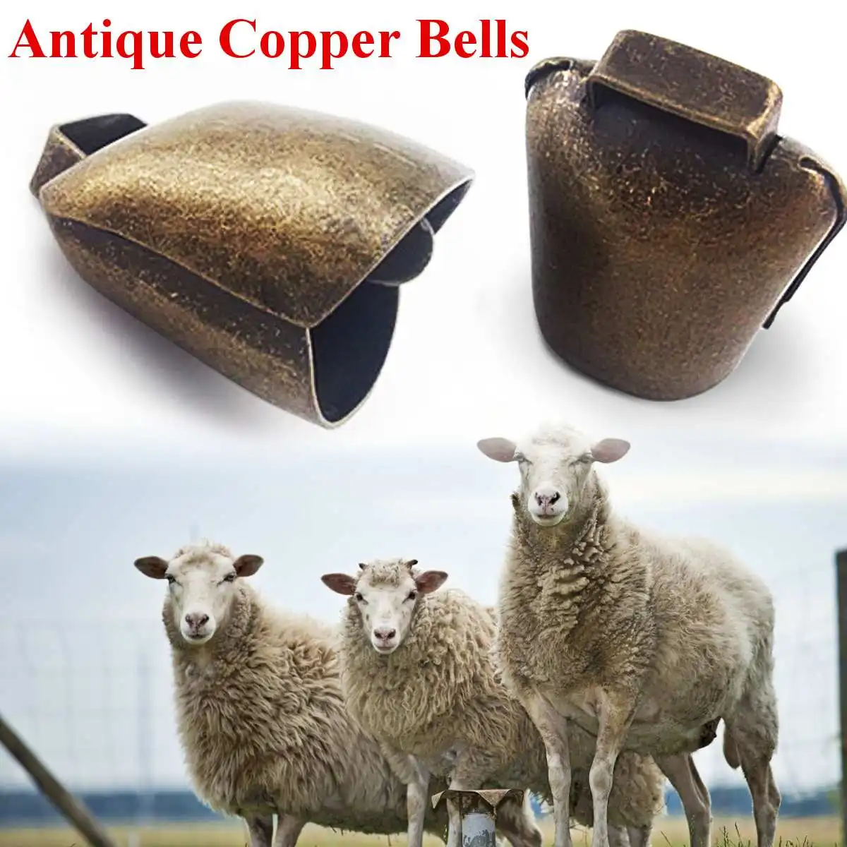 Horse Sheep Cow Grazing Copper Bells Large Cattle Thick Sheep Bells Strong 
