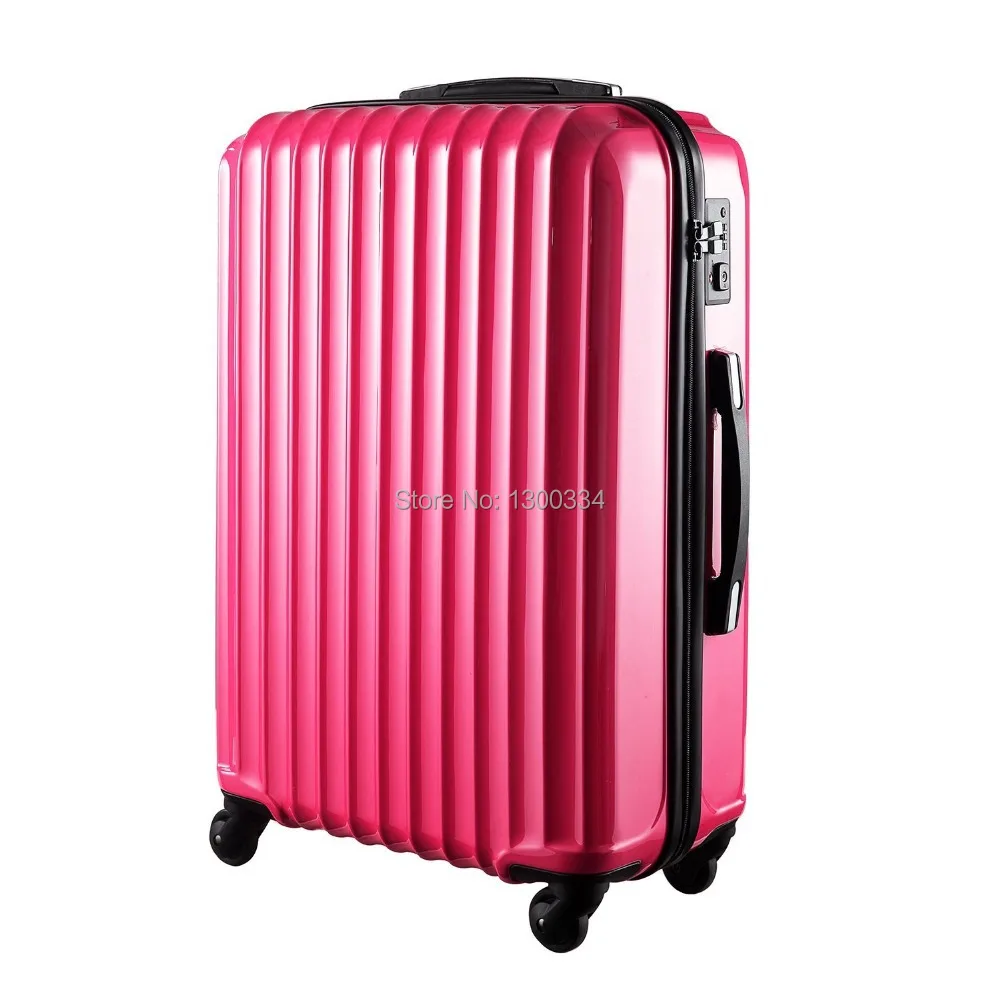 20" Hard Shell 4 Wheel Spinner Suitcase ABS Luggage Trolley Case Carry on Hand 