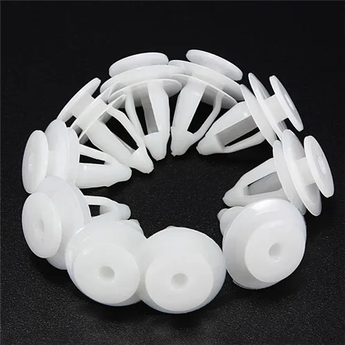 

10X White Interior Door Moulding Trim Panel Clip For Citroen Saxo Xsara Berlingo