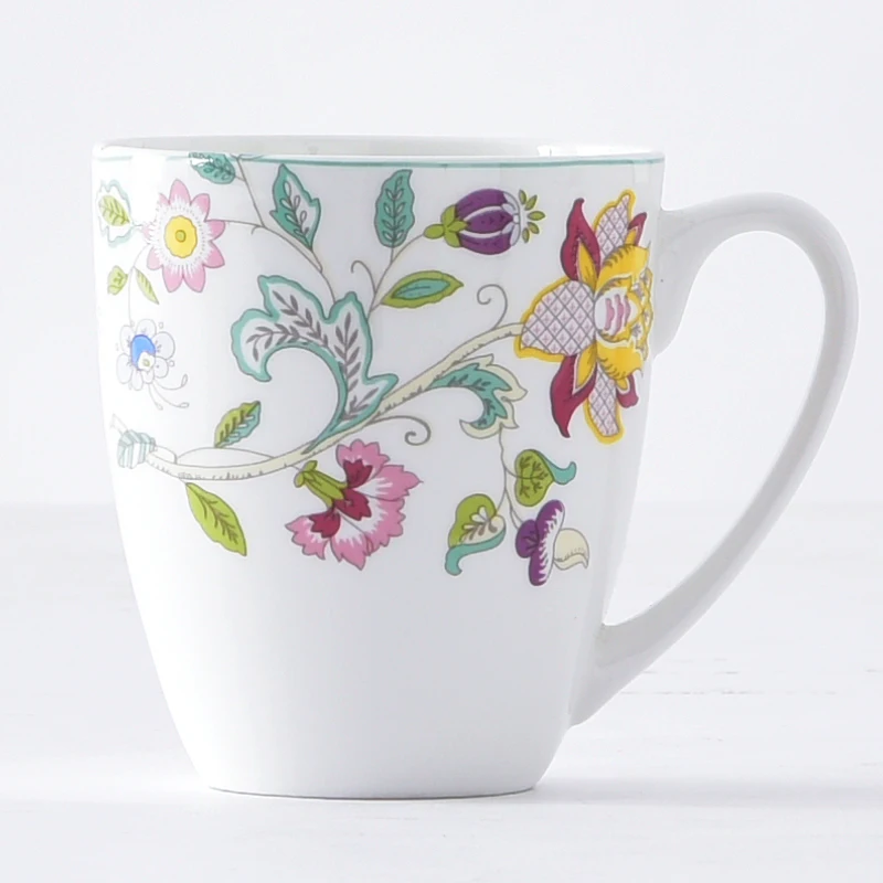 390mL British Style Mugs English Bone China Coffee Black Tea Cups