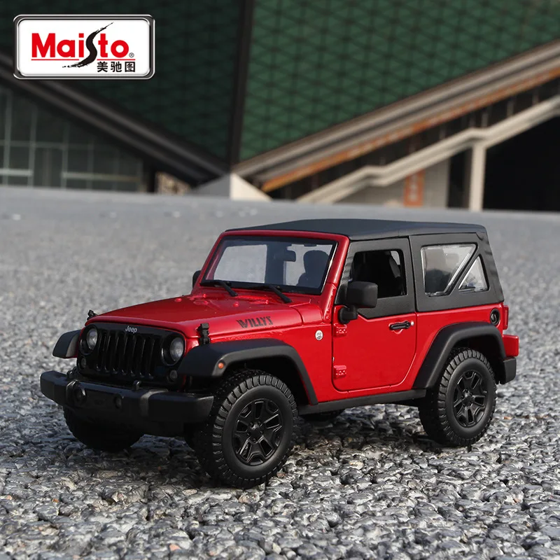 

1:18 Maisto Die-cast Alloy Car Models Collectable Home Decor Craft Children Vehicle Toys for Jeep Willys / Robinhood/Sahara