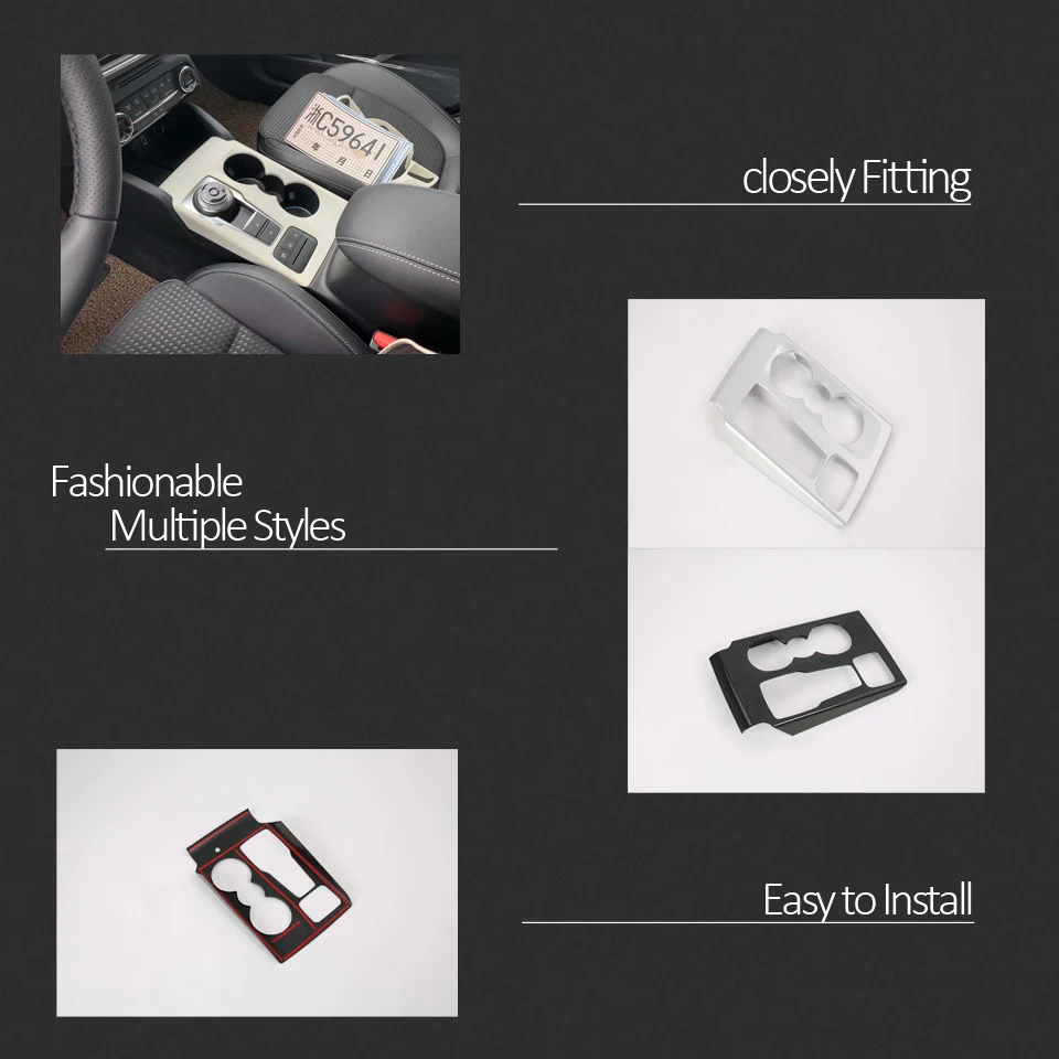 Mcrea стайлинга автомобилей Stikcers для Ford Focus 4 MK4 ABS центральной консоли шестерни выключатель Панель рамка аксессуары