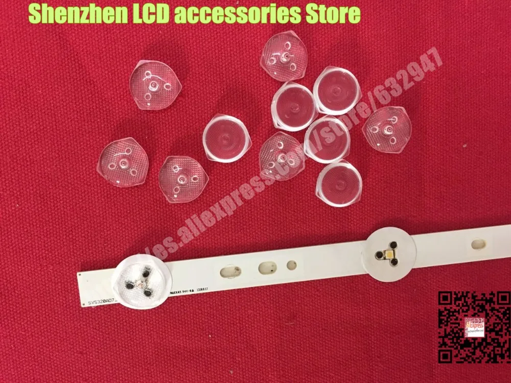 

100Piece for repair TV LED backlight SVS320AD7 SVS320AD7_6LED article 32 inch light screen LTA320AP33 Optical lens