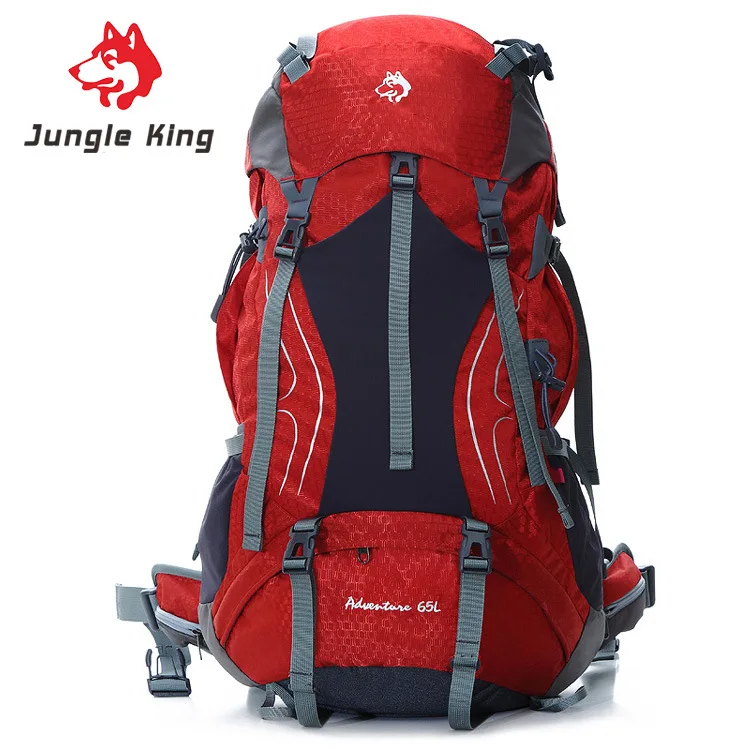Jungle King 2017 new camouflage waterproof outdoor mountaineering bag large capacity long-distance travel package 65L camping Jungle King 2017 new camouflage waterproof outdoor mountaineering bag large capacity long-distance travel package 65L camping