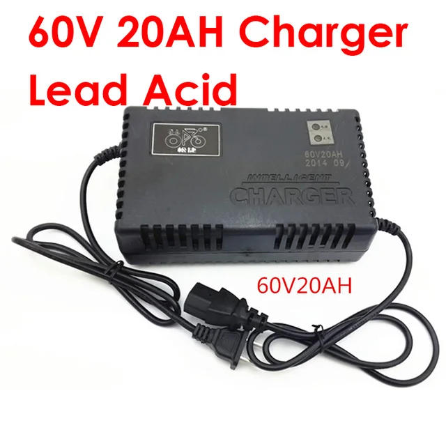 60V 20AH SCOOTER Lead Acid Battery Charger Electric Bike Power Battery