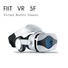 Fiit VR 5F cooling Virtual Reality Glasses 3D VR glasses haedset helmets with Gamepad controller for 4.0-6.3 inch smartphones