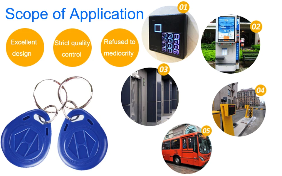 125 khz rfid keyfob token ring