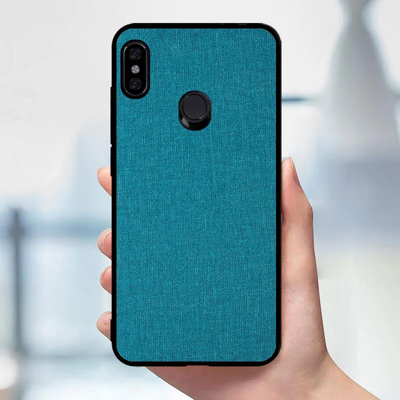 Чехол для Xiaomi Redmi 7 6 6A Note 5 Pro ретро тканевый кожаный мягкий чехол из ТПУ Mi 9 8 A1 A2 lite Max