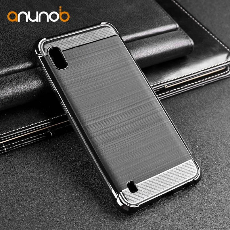

Carbon Fiber Case For Samsung A10 A70 A50 Case Cover Samsung Galaxy Note 10 Plus A20 A30 A40 S10e M20 M30S A7 2018 Cases Silicon