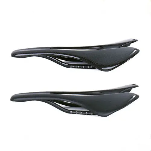 TOSEEK Oval Rail Bicycle Seats Saddles Matte/Gloss Black Saddle For MTB