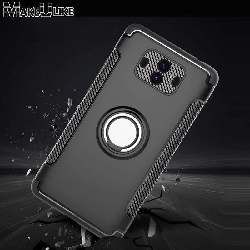 

MAKEULIKE Kickstand Back Case For Huawei Mate 10 Pro Cover Ring Armor Phone Bag Cases for Huawei Mate 10 Lite Mate10 Capinhas