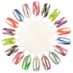 1g/Box Nail Metal 3D Chrome Pigment Mirror Silver Glitter Powder Dust Nails Art Decorations Powder For Manicure 1g/Box Nail Metal 3D Chrome Pigment Mirror Silver Glitter Powder Dust Nails Art Decorations Powder For Manicure
