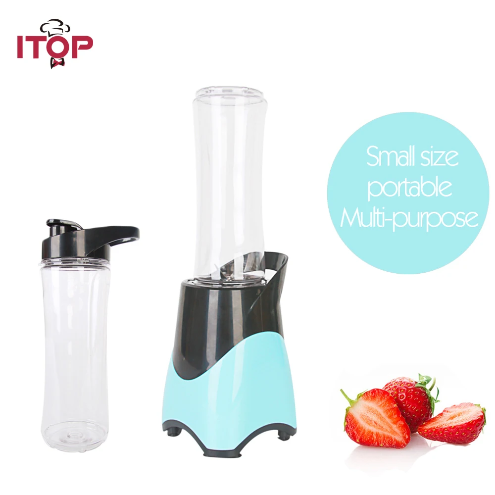 

ITOP Juicer Cup Fruit Mixing Machine Portable Personal Size Electric Blender Water Bottle 600ml with Cable 300W 220V