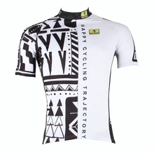 Для мужчин 1/2 черный лес короткий рукав Майки спортивные Весна полиэстер дышащий велосипед Костюмы Размеры S к 6XL