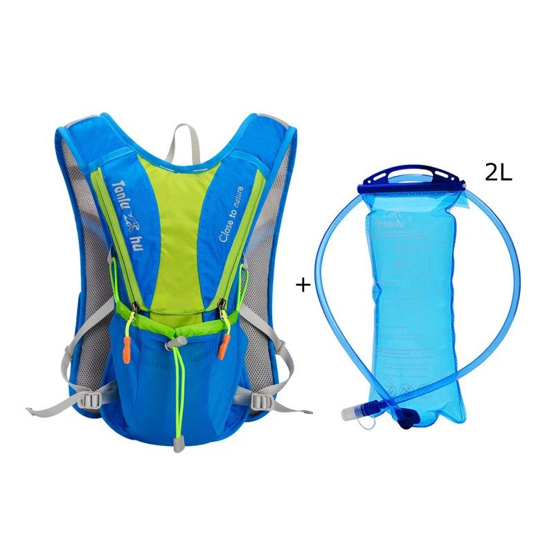 TANLUHU 675 Ultralight Outdoor Marathon Running Cycling Hiking Hydration Backpack Pack Vest Bag For 2L Water Bag Bladder Bottle - Цвет: 14