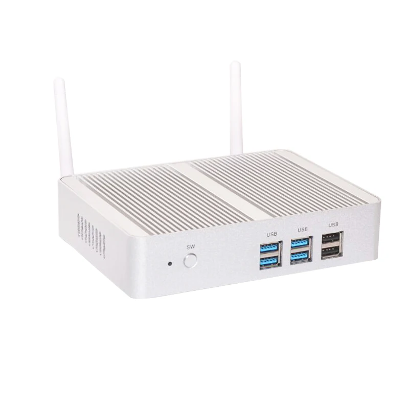 Процессор EGlobal fanless mini pc windows10/linux/Ubuntu 4G RAM 128 г SSD Intel Nuc Core i3 5005u мини-компьютер HD Graphics5500 300 м WI-FI