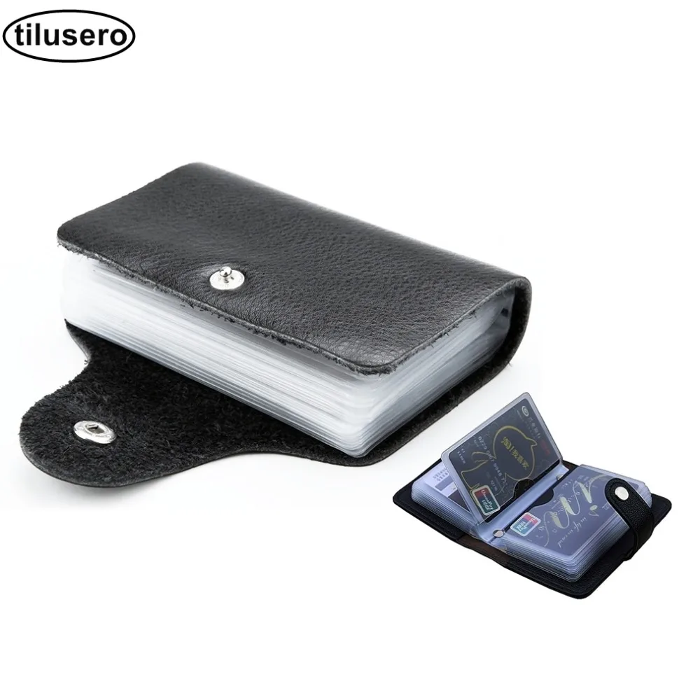 

PU Leather Card Holder Card Case Business Men Women Credit Passport Card Bag ID Passport Card Wallet F073