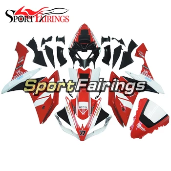 

Red White Fairings for Yamaha YZF1000 R1 2007 2008 07 08 Body Kit Fittings Hull Covers ABS Plastic Injection Body Kit Body Frame