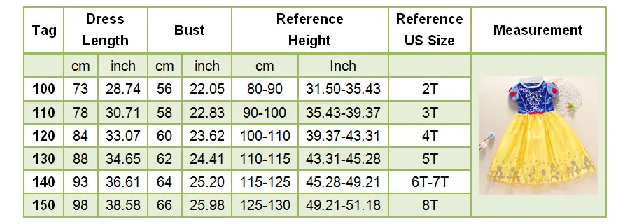 Платье Белоснежки Эльзы Рапунцель для девочек; костюм Белоснежки, Белоснежки, Золушки, Авроры, Софии; детское праздничное платье на Хэллоуин, день рождения